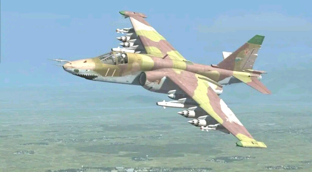 Masisi : l’avion de chasse Sukhoï-25 pilonne les positions du M23-RDF près de Ngungu ce 26 décembre 1 Compress_20241226_183142_2693