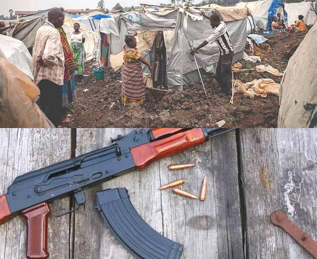 Nord-Kivu : une arme à feu découverte dans l'abri d'un déplacé au nord de Goma 1 Compress_20250119_135317_7939