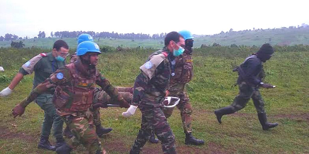 Guerre du M23-RDF : neuf casques bleus de la Monusco touchés par balle lors des combats à Sake 1 Compress_20250124_212730_0021