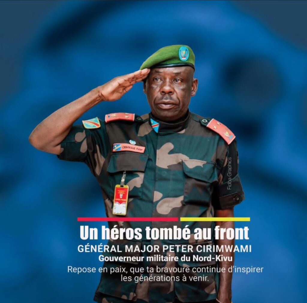 RDC : Peter Cirimwami promu à titre posthume au grade de Lieutenant-général 1 IMG-20250125-WA0061