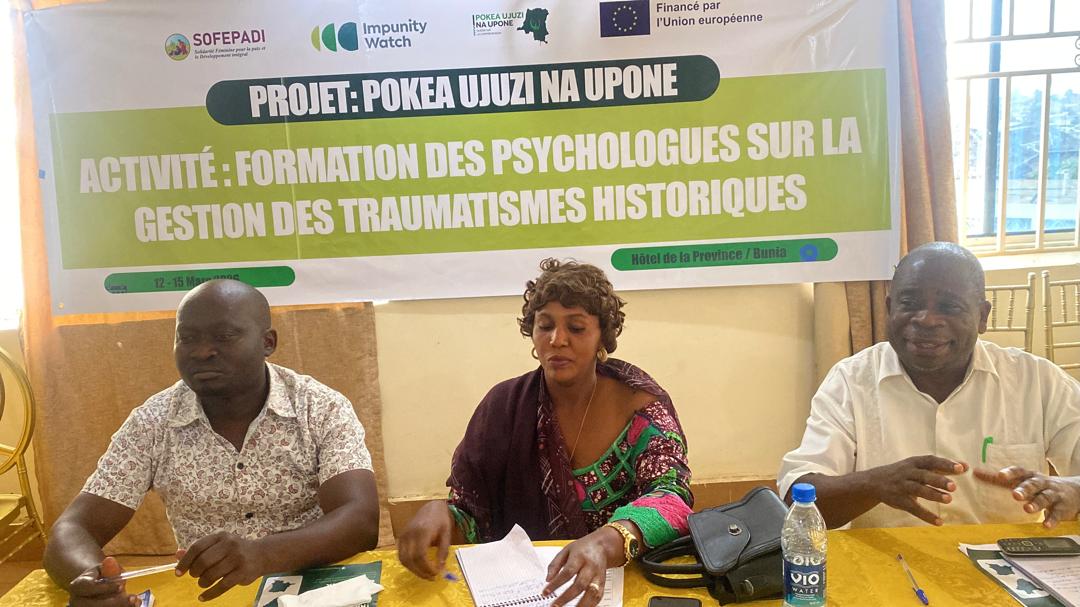Ituri : clôture à Bunia ce 15 mars d’une formation clé sur la prise en charge des traumatismes historiques